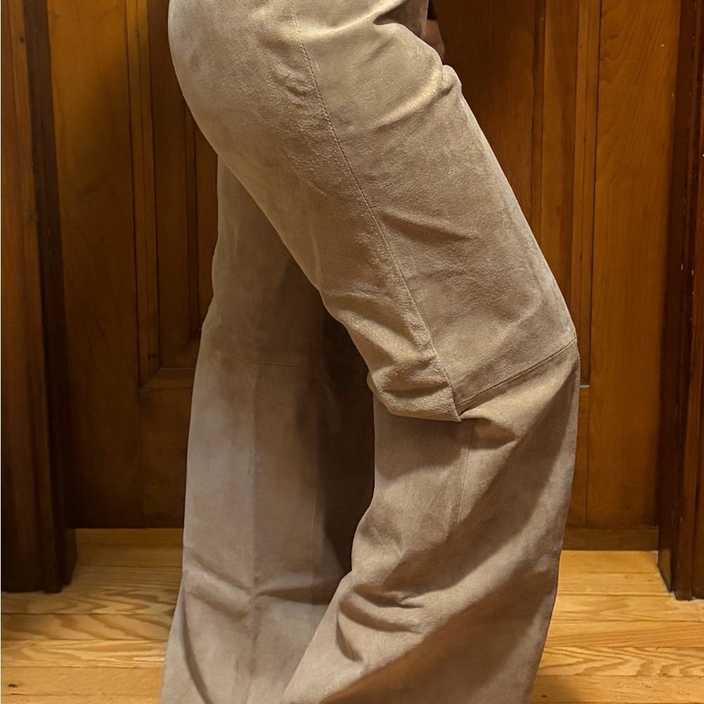 Brown 100% Suede Pants - Robert Arnold